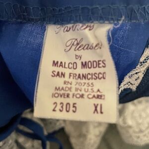 Malco Modes Blue and White Shirt